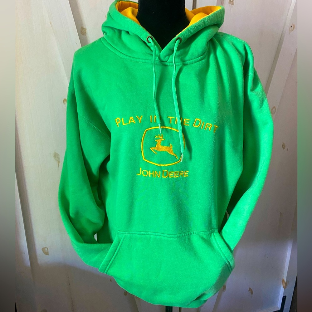 John Deere Men’s Hoodie by Kenpo Knitwear